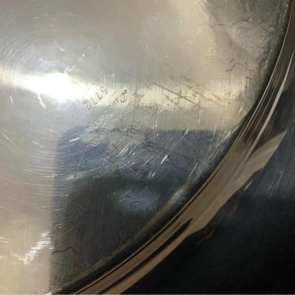 Webster Wilcox Round Silver Plate Serving Tray American Rose 5772 Intl Silver Co
